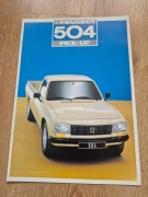 PEUGEOT 504  PICK-UP PROSPEKT