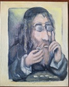 Obraz malowany ręcznie na plótnie, akryl, 24x30