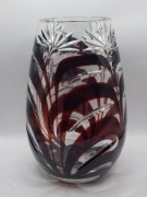 Kryształowy wazon Mimoza PRL