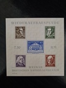 Okupacja strefa radziecka - Turyngia Mi Blok 3 AX stan ** LUX