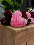 Ręcznie robiony breloczek serduszko | prezent na Walentynki 