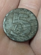 5 zł 1976 bez znaku 