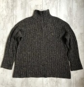 Rodd & Gunn Sweter Męski Wełna Jedwab L Półgolf Outdoor New Zealand Unikat