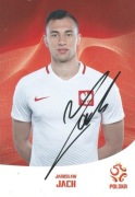Jarosław JACH autograf! Oficjalna karta PZPN POLSKA 