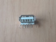 Gniazdo USB-A kątowe do druku 2szt