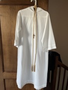 Alba komunijna długość 115cm z zapasem cingulum krzyżyk