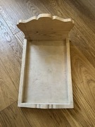 Legowisko dla zwierzaka, psa, kota, drewno naturalne, surowe, do malowania