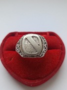 Srebrny sygnet męski rozmiar 23