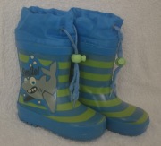 Niebiesko-zielone Kaloszki rozm.22