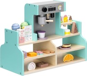 Navaris Drewniana Kawiarnia dla Dzieci - Kuchenny Ekspres do Kawy 