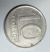 Moneta 10 zł 1986 rok . Nie czyszczona.