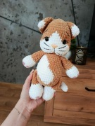 Ręcznie robiony kotek, maskotka, przytulanka Handmade 