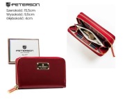 Portfel damski eko PTN 007-BC Red +Gratis