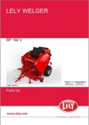 Katalog części Prasy Welger RP 160