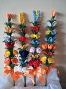 Palma wielkanocna palmy wielkanocne rękodzieło z krepiny