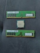 Procesor Intel core i5 3.00GHZ oraz dwie kości RAM DDR4 2666Mhz