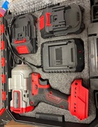 Klucz udarowy akumulatorowy/2akumulatory szybka ładowarka/5nasadek