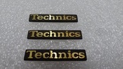 Emblemat , logo TECHNICS  metal  30 mm 3 sztuki.