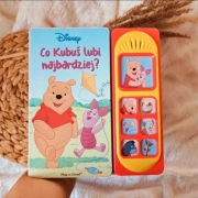 Kubuś Puchatek co Kubuś lubi najbardziej książeczka z dźwiękami Disney