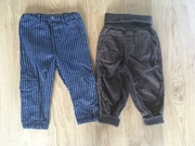 2x spodnie rozmiar 80