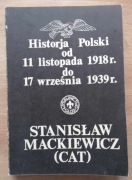 Historja Polski od 11 listopada 1918 r do 17 września 1939 r Mackiewicz Cat
