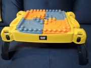 Zestaw klocków megablocks CAT, stolik i klocki budowa