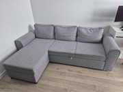 Kanapa rozkładana sofa łóżko szare z pojemnikiem Agata Meble