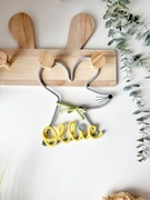 Personalizowana myszka dekoracja do pokoju dziecka – imienna ozdoba ścienna