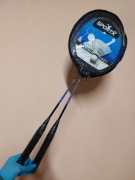 zestaw do Badmintona marki Sportx / 2x rakieta + lotka + etui / sport 