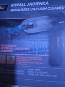 ODKURZACZ RĘCZNY SAMOCHODOWY BEZPRZEWODOWY AKUMULATOROWY MOC RIWALL RMW-01