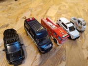 Zestaw autek – policja, straż pożarna, pojazdy specjalne, matchbox