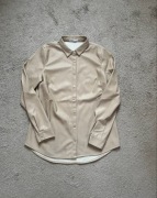 Cropp nowa beżowa koszula damska z imitacji skóry lekko ocieplana L 40