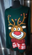 Świąteczny Swetr z Reniferem 