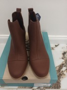 botki TOMS brazowe roz 38,5 wkl 25 cm NOWE 