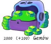 Gemy Brawl Stars| 2000 (+200)|