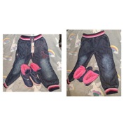 Zestaw na zimę - spodnie ocieplane 116 i buty 28.