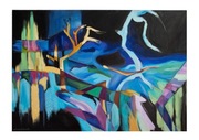 Abstrakcja olejna, 100x70, K.Pieniak