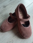 Balerinki ZARA, rozmiar 26, brudny róż (dusty pink)