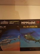 2 modele kartonowe helikopterów answer 