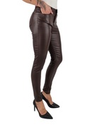 Daysie  nowe spodnie woskowane damskie brązowe rurkirozmiar  40  L  