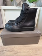 Buty Rick Owens Ramones High Leather Black