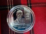 Moneta 10 zł Bronisław Malinowski 2002 