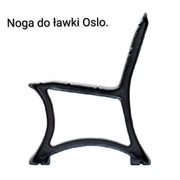 Zeliwna noga do ławki Oslo 