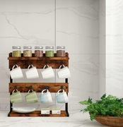 Wieszak NA KUBKI FILIŻANKI Stojak Regał Uchwyt Stojąca Półka 8x