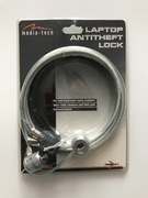 Przeciwkradzieżowa linka do laptopa. media-tech.
