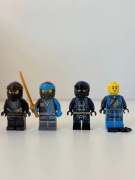 LEGO Ninjago minifigurki Nya, Cole, Jay