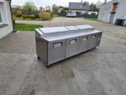 Duży stół chłodniczy do pizzy TRUE 300 cm 2022 INOX Profesjonalna wydajność