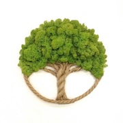  Drzewko Szczęścia Chrobotek, żywy obraz, handmade, dekoracja na ścianę 32