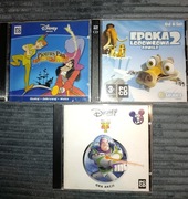 Zestaw 3 Gier PC Disney: Toy Story 2 + Piotruś Pan + Epoka Lodowcowa 2 