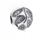 Charms do bransoletki , klips, srebro 925 PANDORA oryginał LIŚCiE